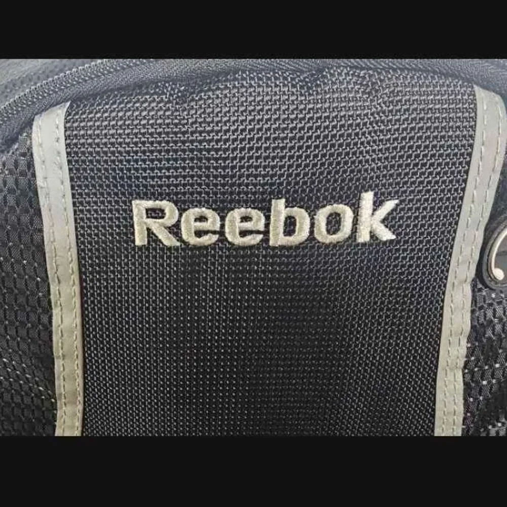 REEBOK Black/Gray Backpack / Bookbag